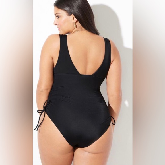 Swimsuits for All Adjustable V-Neck One Piece - Size 16 - Picture 2 of 5